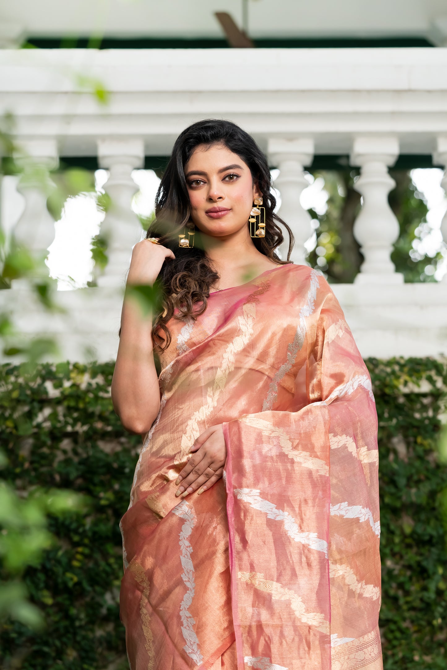 Pakhna pure tissue Banarasi saree with Sona Rupa zari