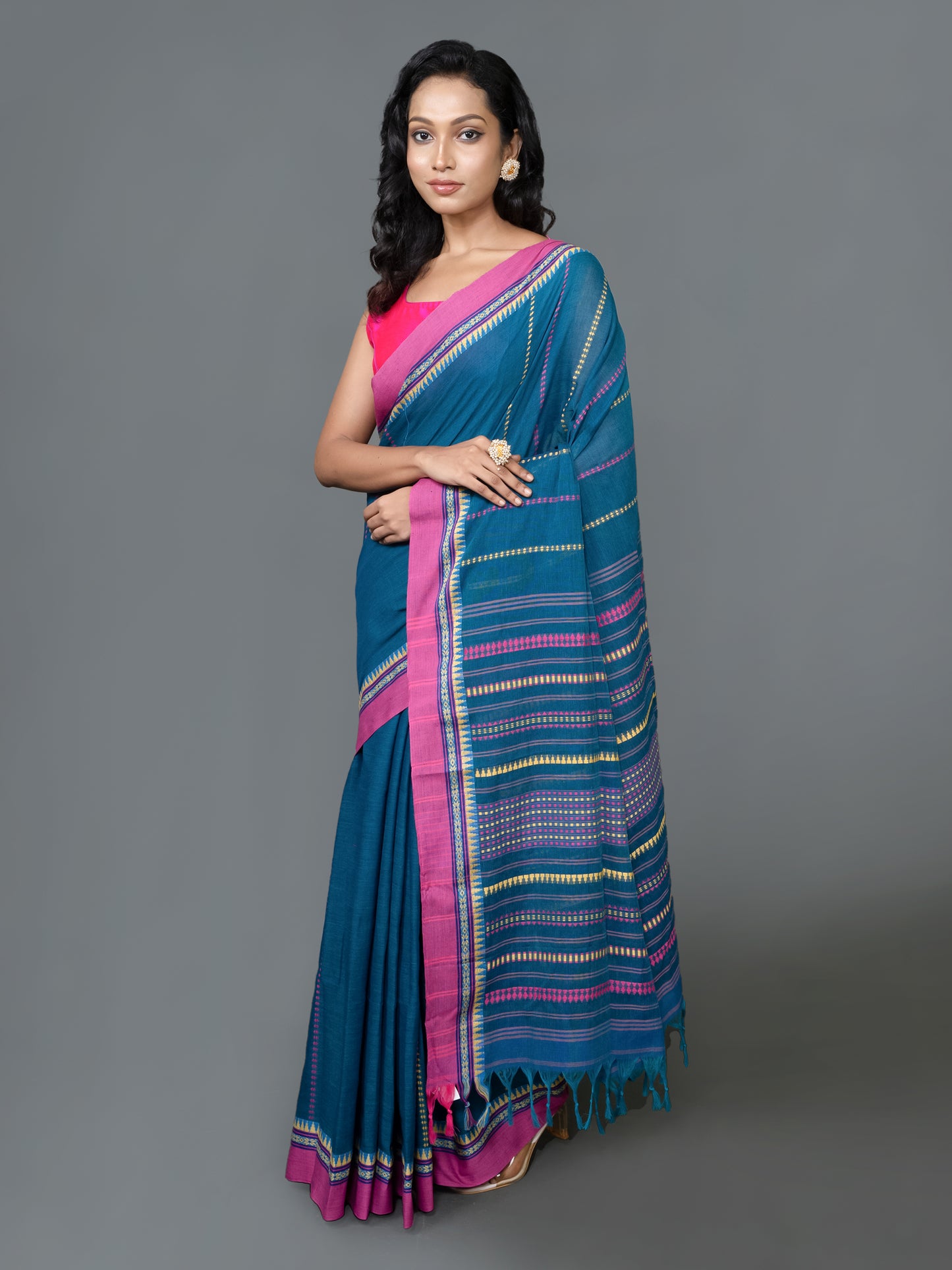 Indibliss Begumpuri Cotton Saree