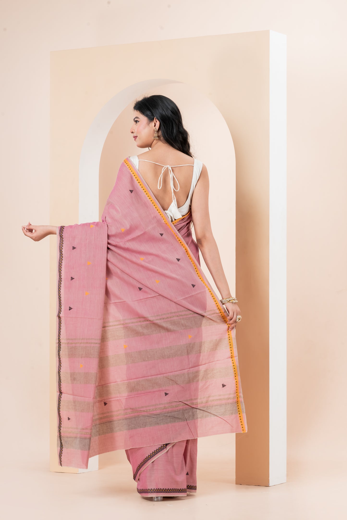 Pure Cotton Dhonekhali saree