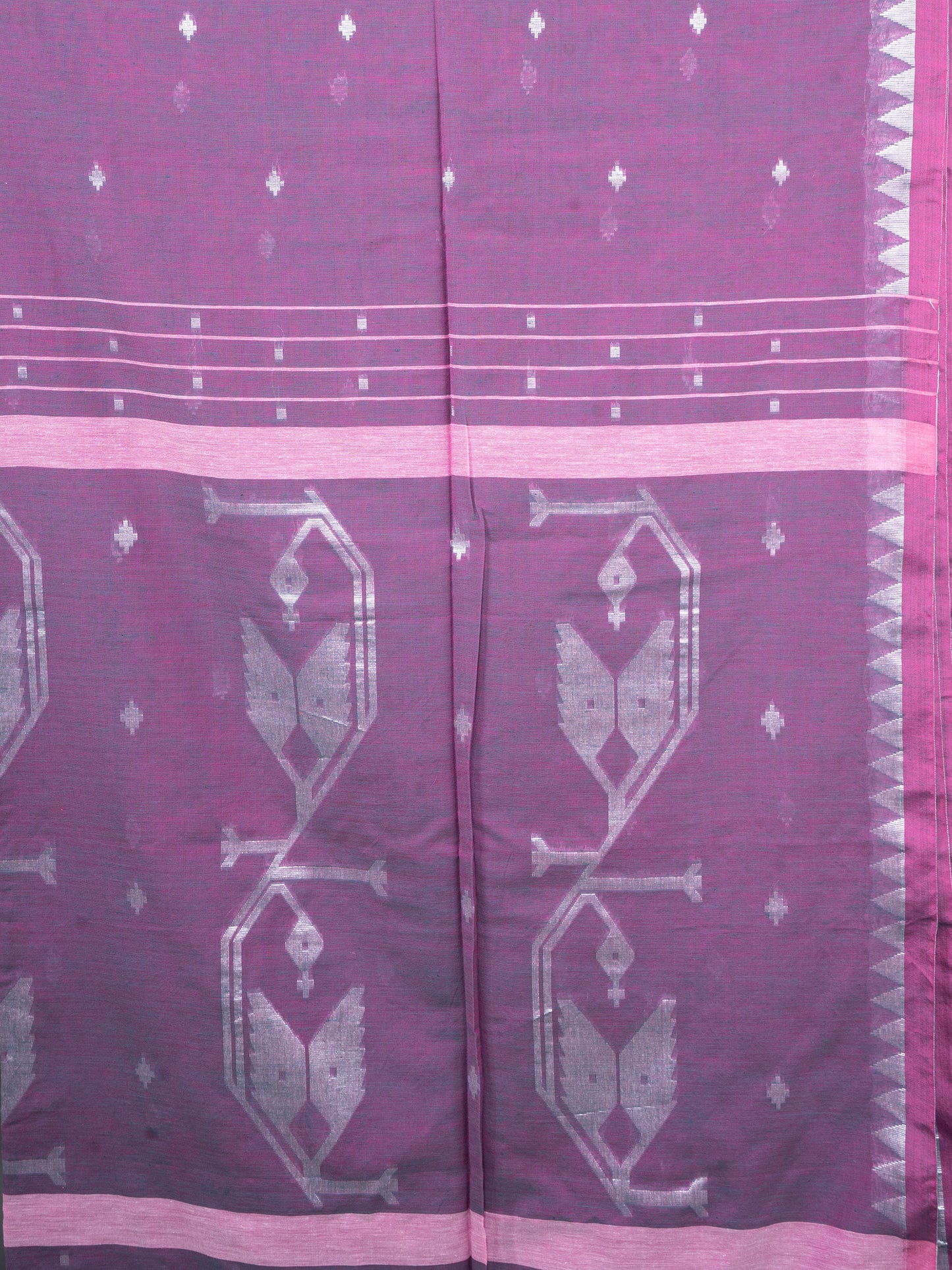 Purple Mist Hazar Buti Jamdani Saree