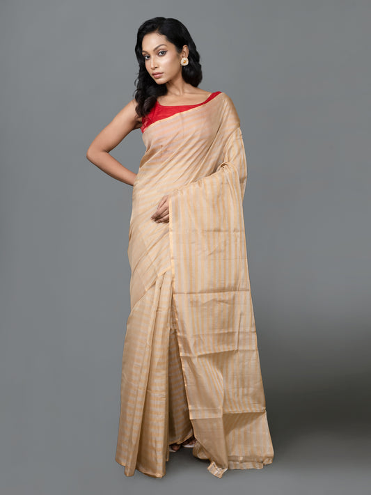 Chanderi Tissue Stripe