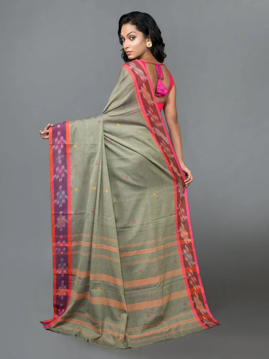 Light Green Dhanekhali Saree