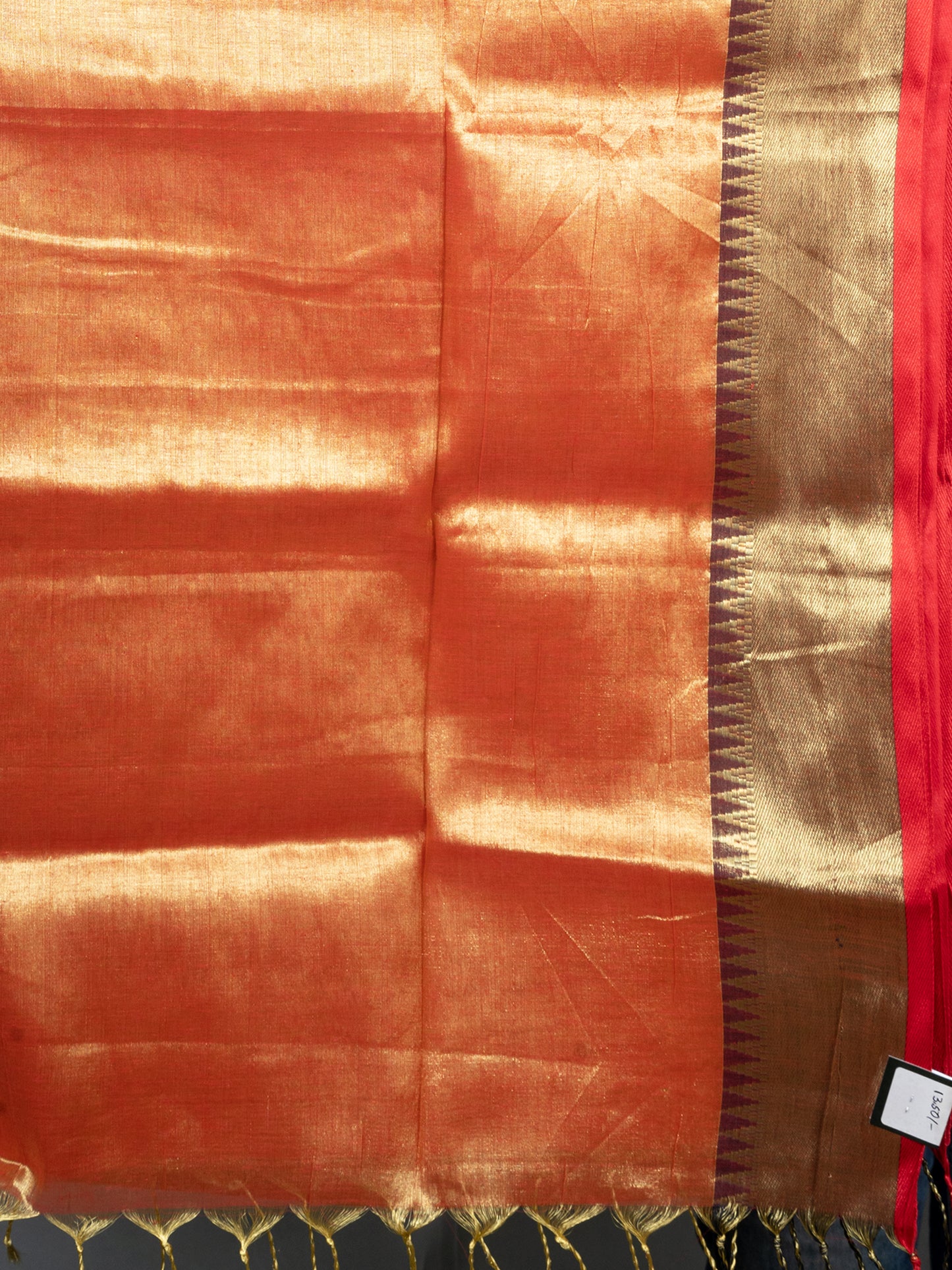 Kesar Zari Raga Tissue Saree