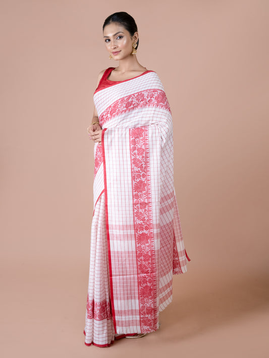 Sada Lal Dhanekhali Saree