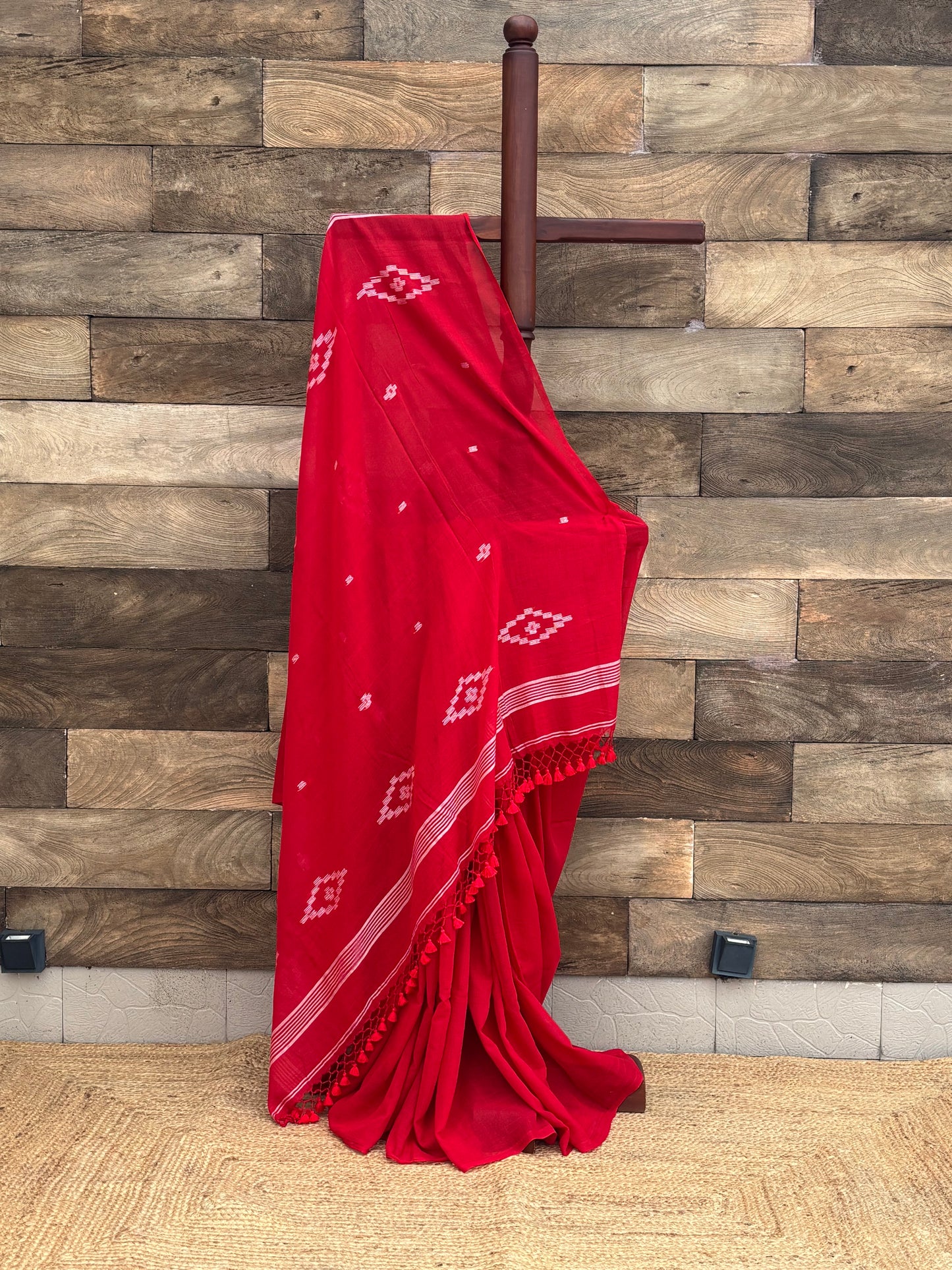 Soft cotta Phulia jamdani saree