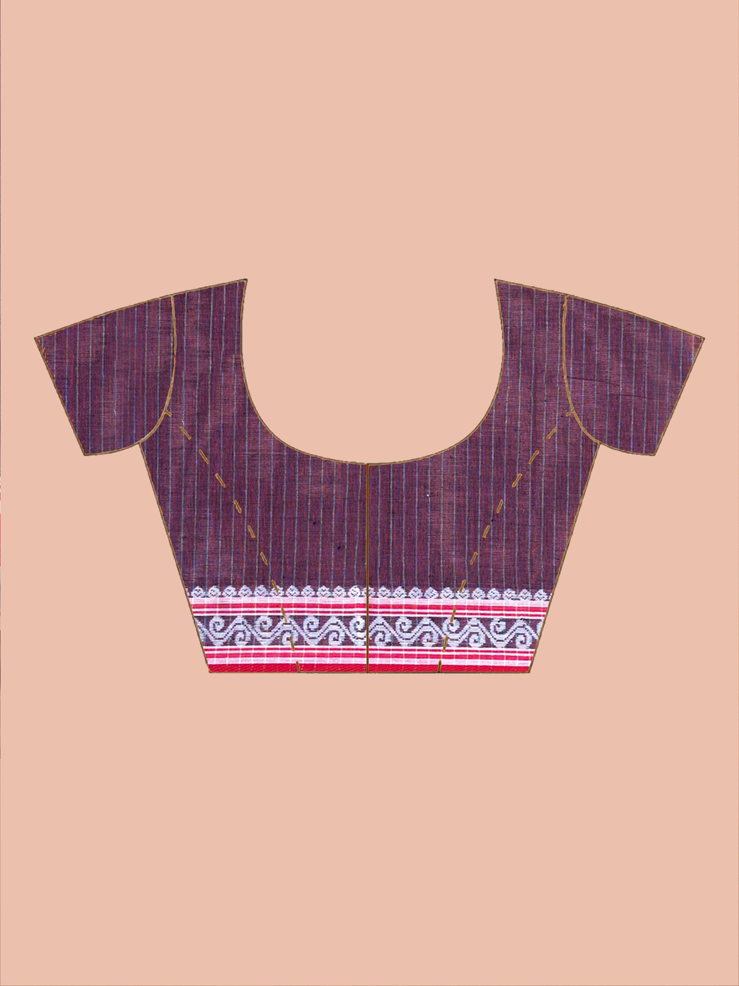 Jam Colour Dhanekhali Saree