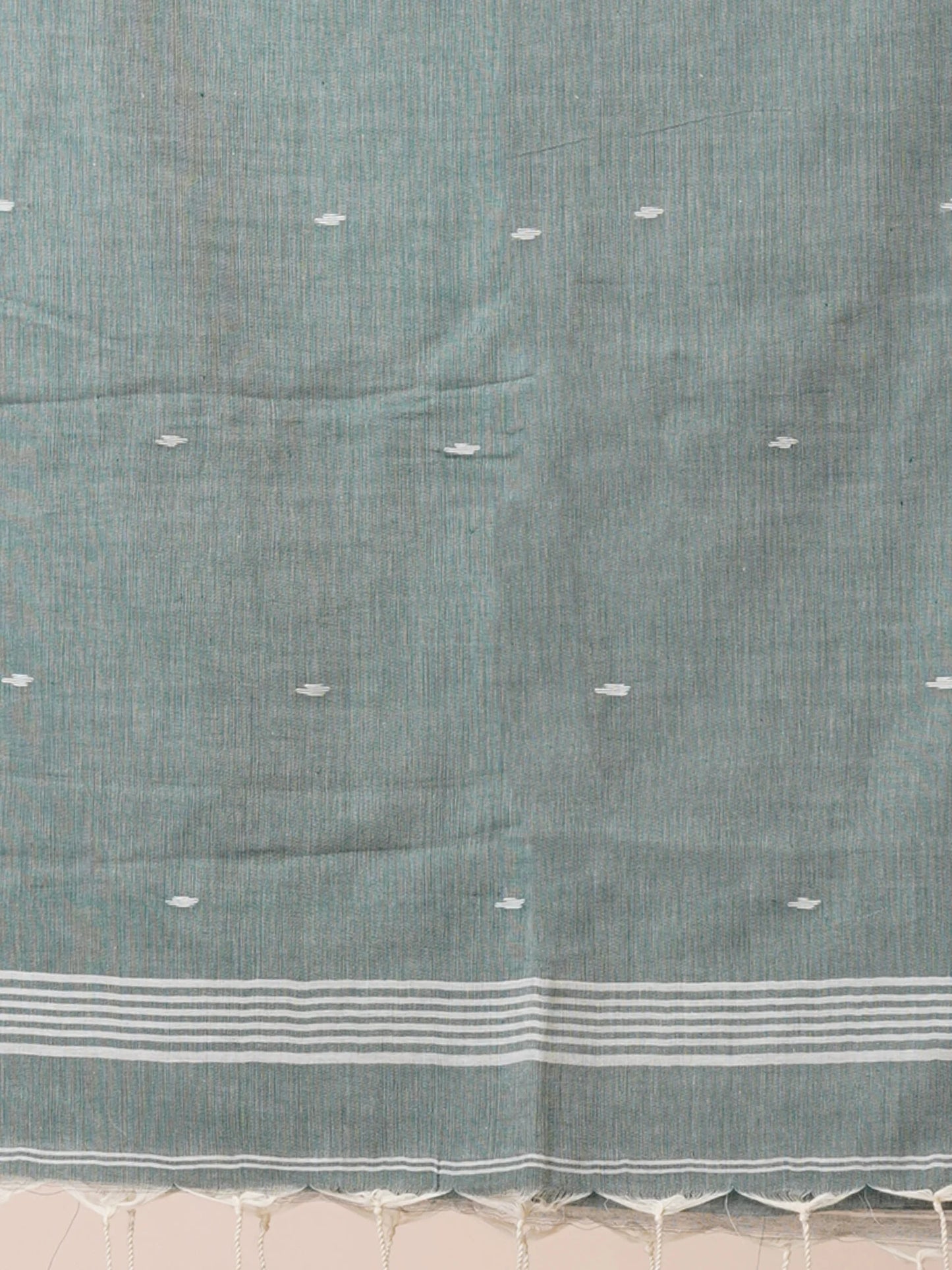 LEAF BLUSH PHULIA SOFT COTTON JAMDANI SAREE