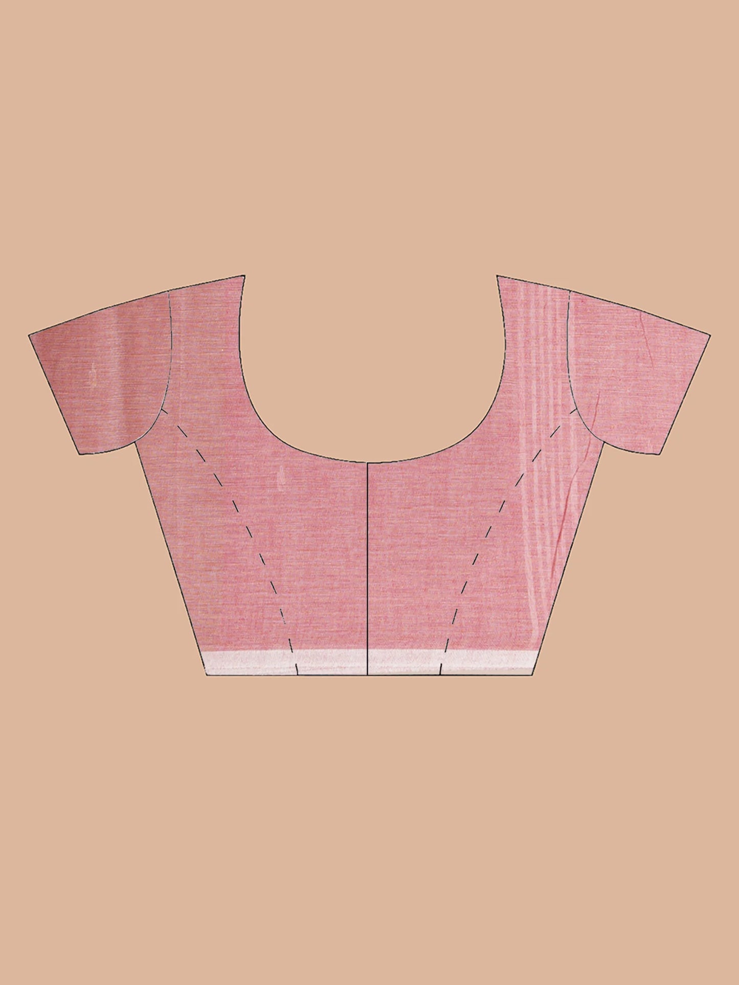 DUSTED ROSE PHULIA SOFT COTTON JAMDANI