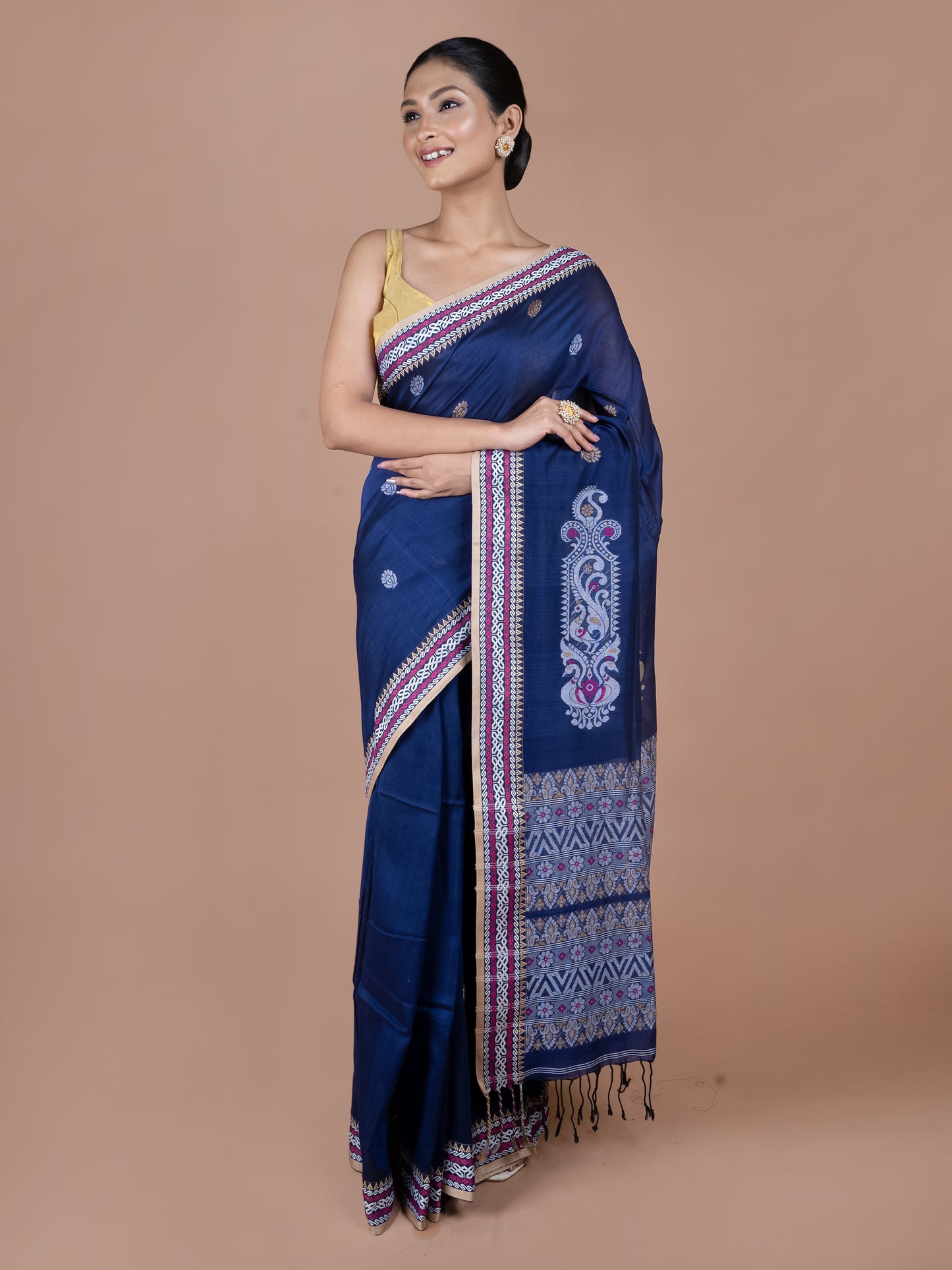 Midnight Dream Mercerised Cotton Saree