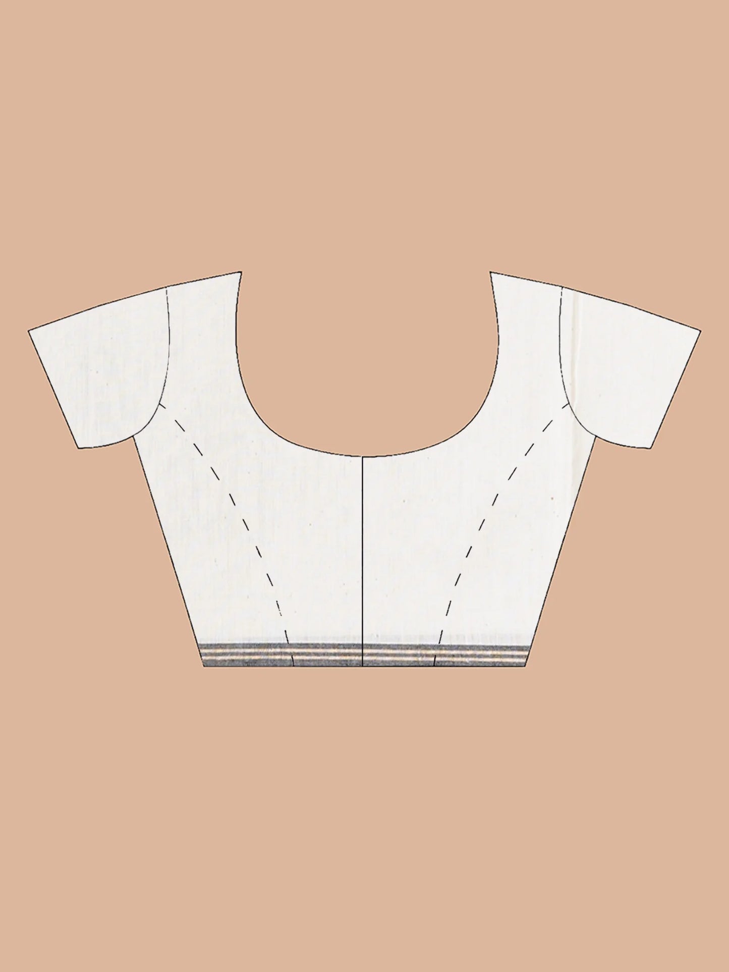 WHITE PHULIA JAMDAI SAREE