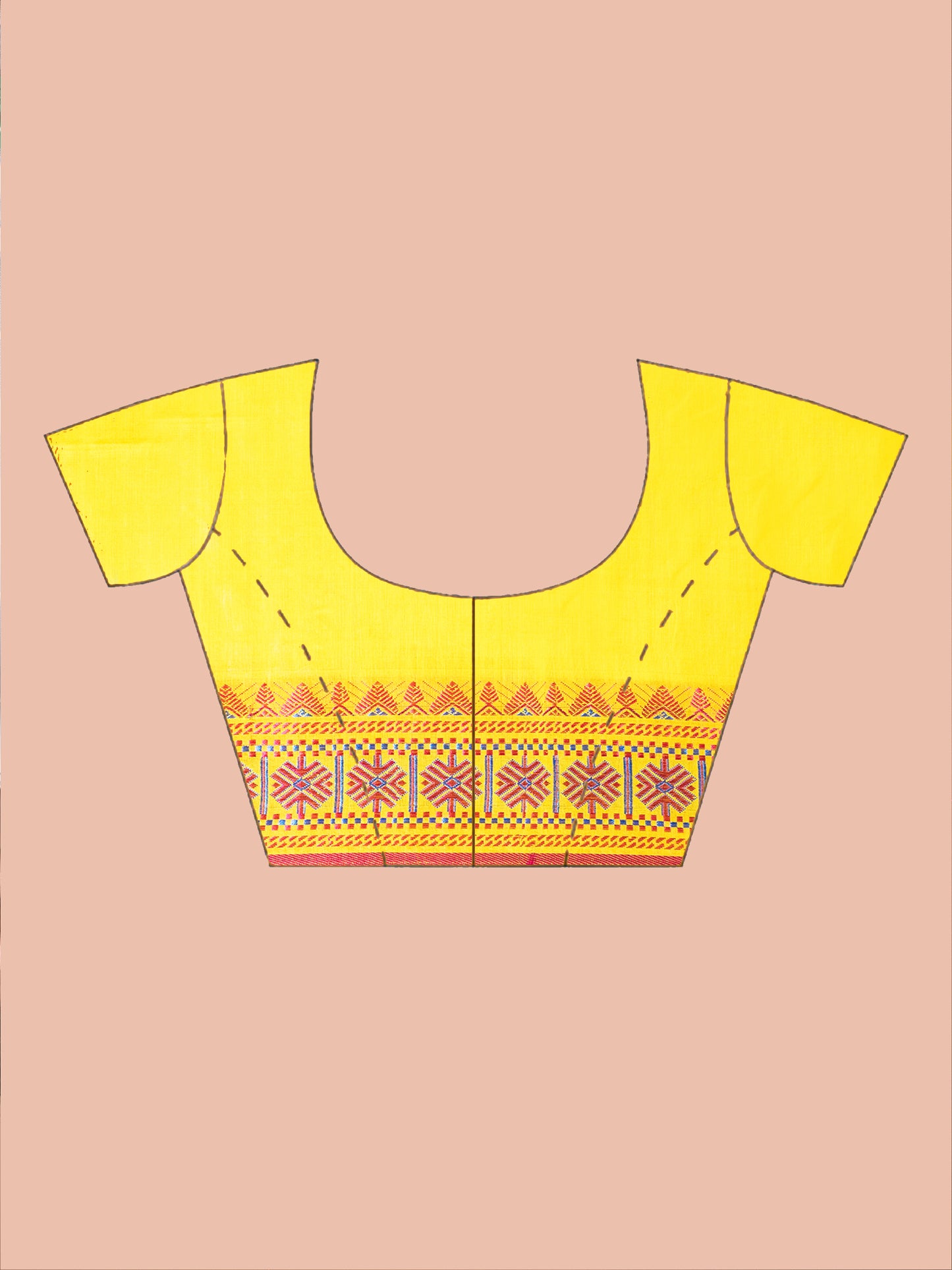 Mellow Mustard Bengal Cotton Saree
