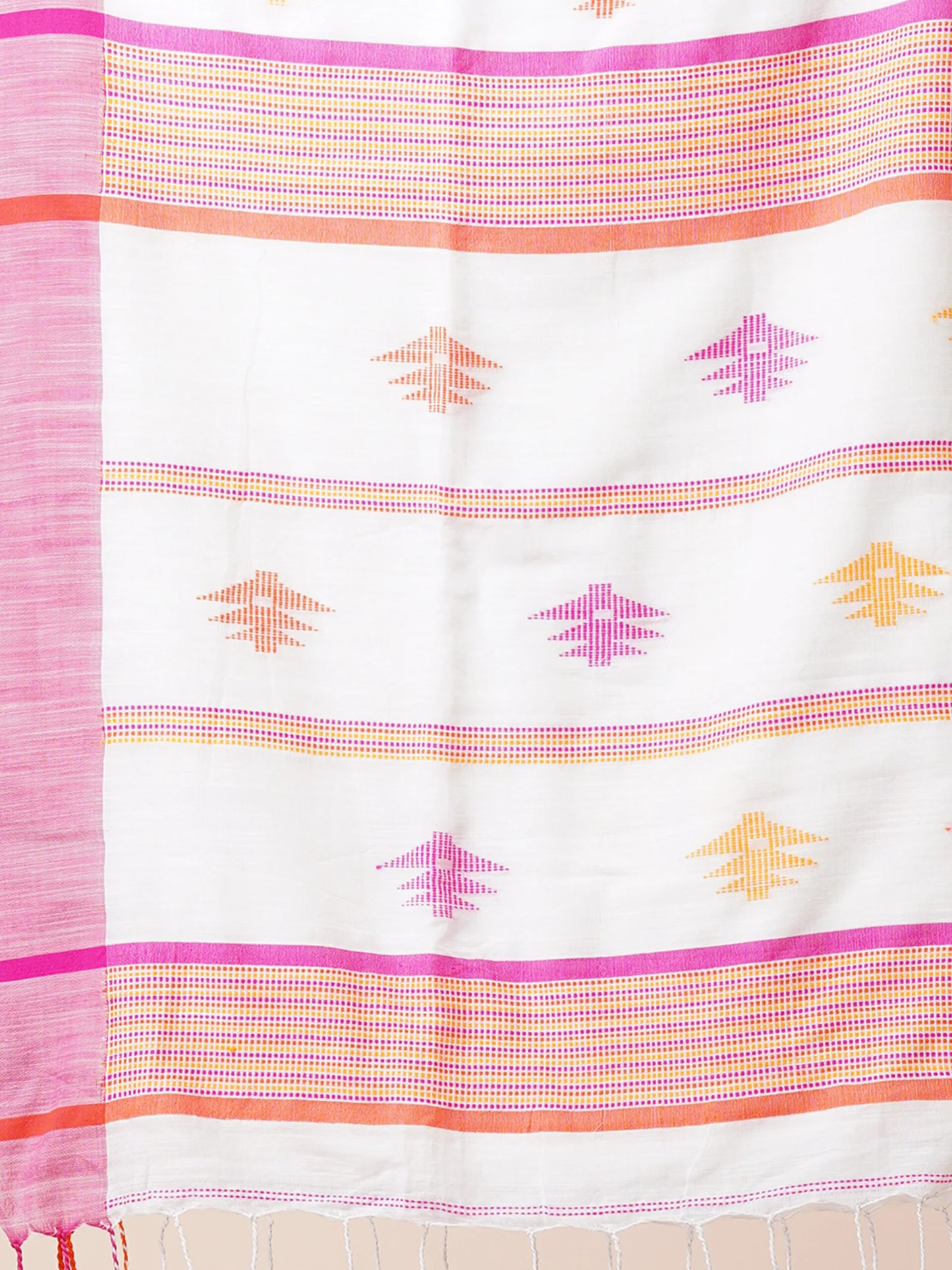 SNOWDRIFT BLENDED COTTON SAREE