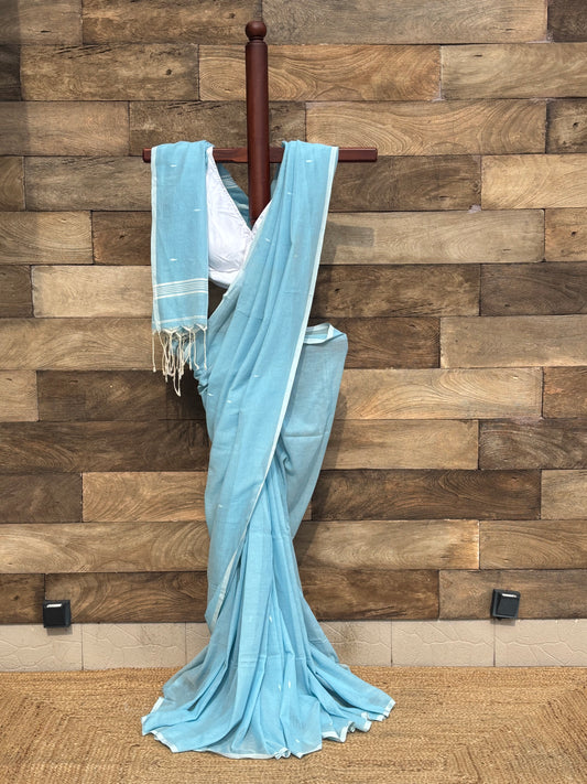 Soft Pure Cotton Jamdani saree