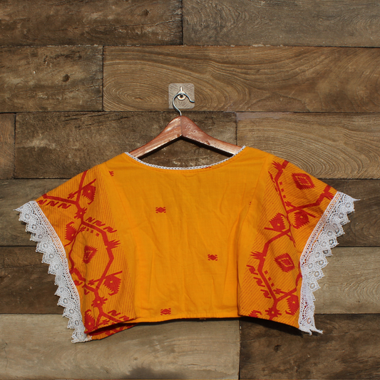 Red yellow kaftan Blouse