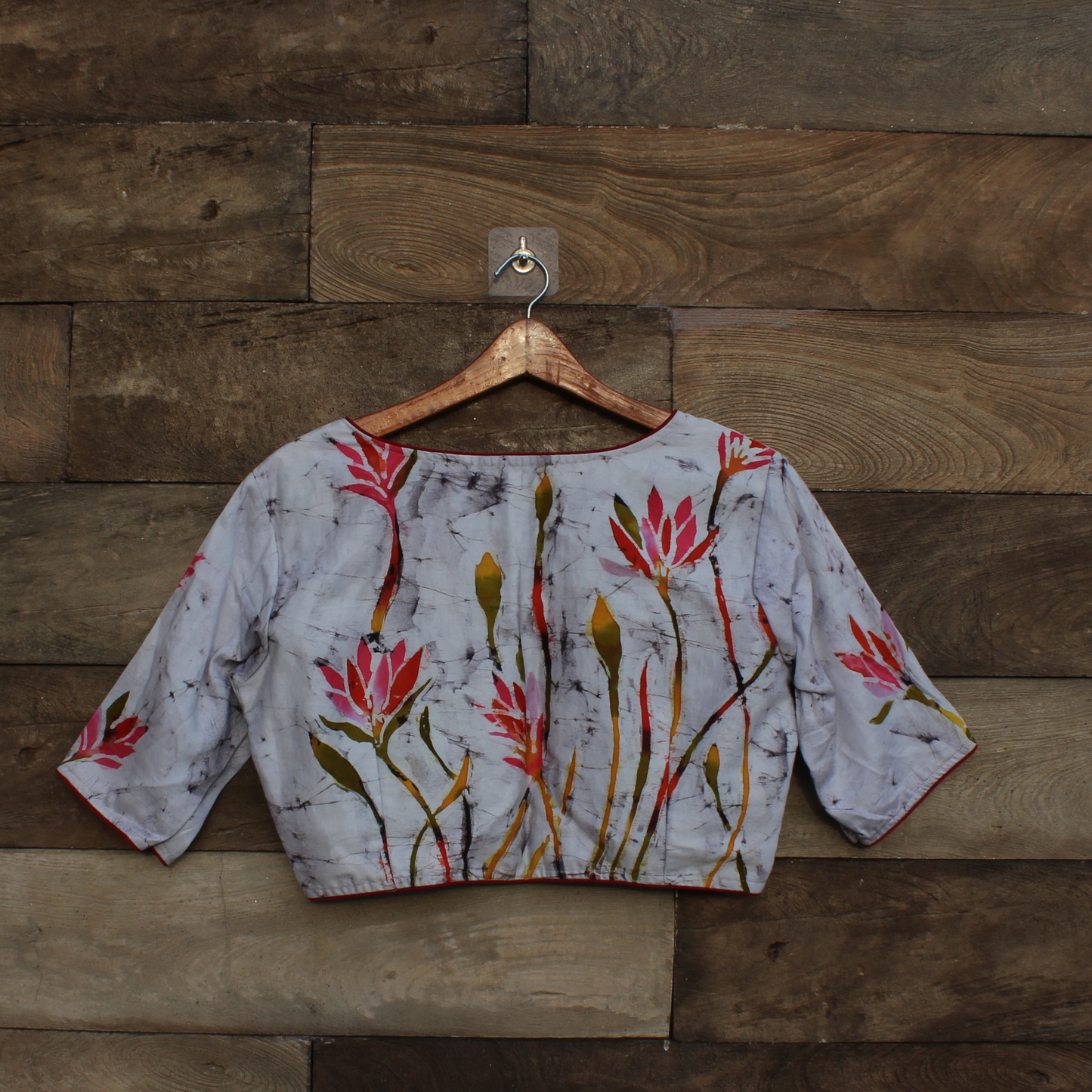 White hand batik