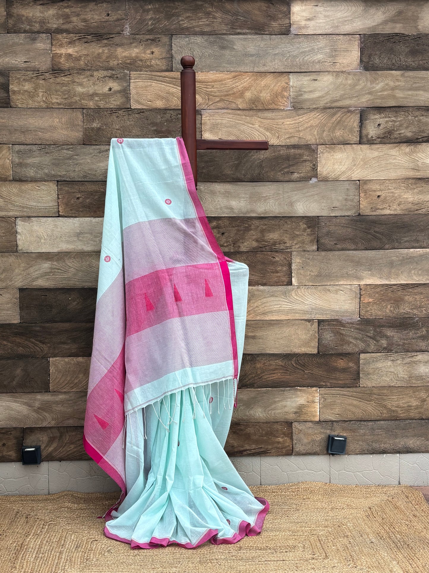 Pure Cotton handwoven Phulia saree