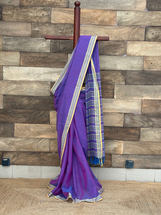 Pure Cotton Handwoven Saree