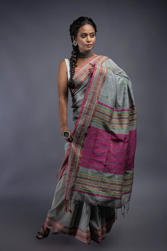 Assam Khadi Cotton (Grey)