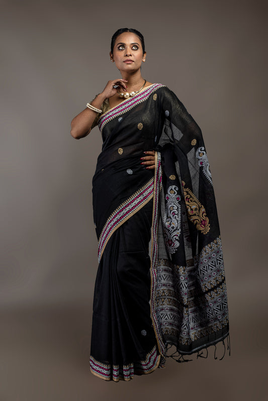 Shyam Rasa Mercerised Cotton Saree