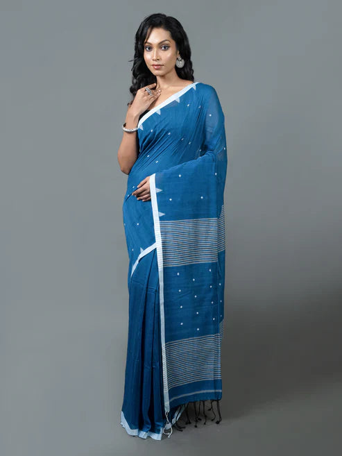 Pure Cotton Jamdani Saree