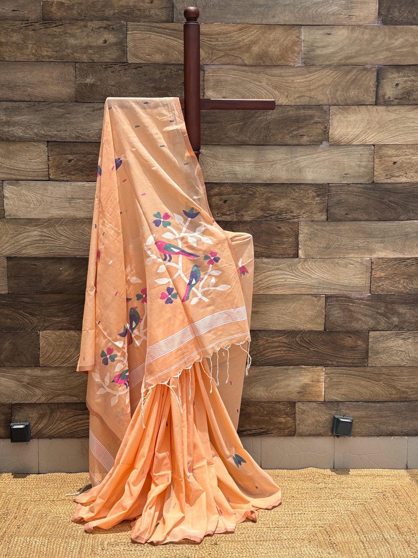 Pure Cotton Jamdani Saree