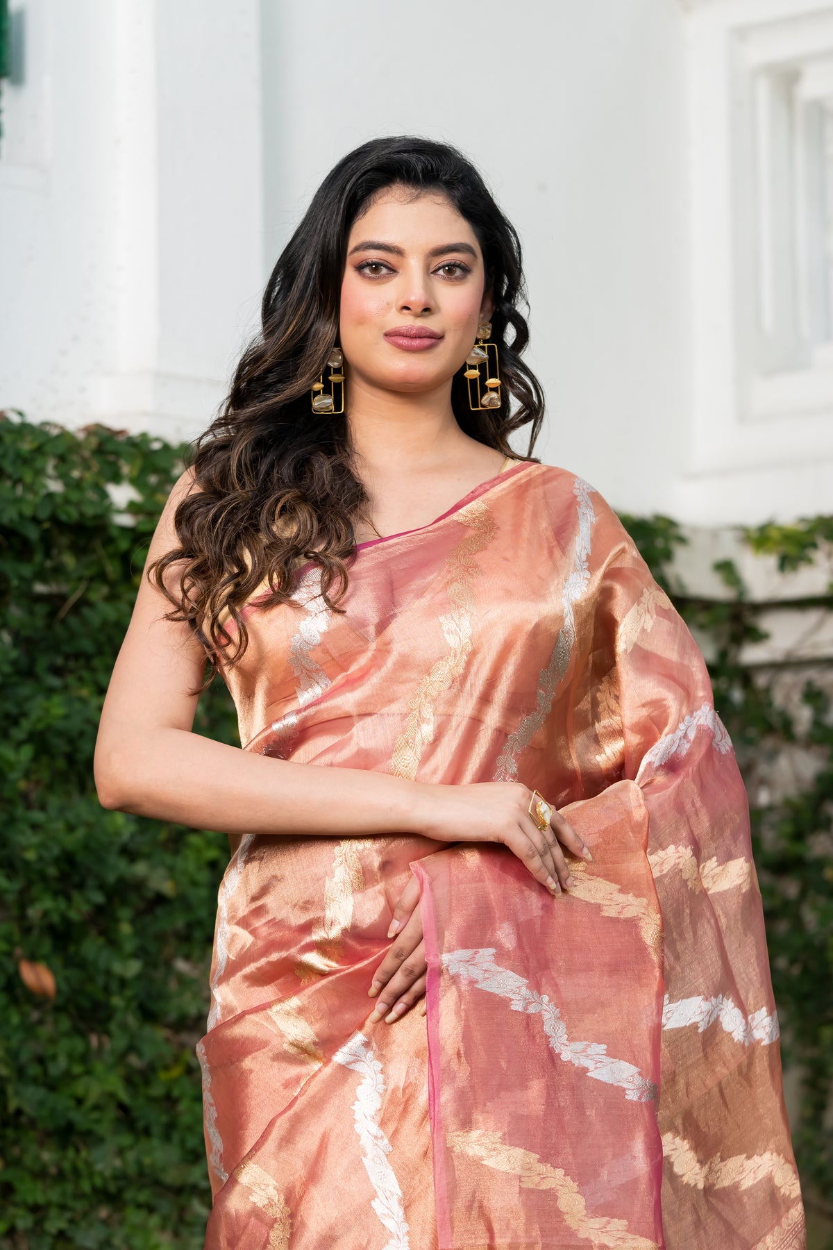 Pakhna Pure Tissue Banarasi  Saree with Sona Rupa Zari