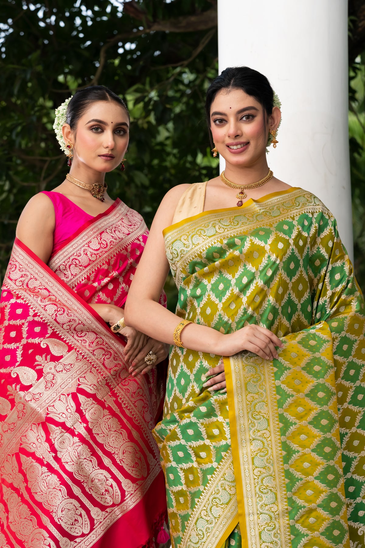Pakhna Semi Mashru Silk Banarasi Saree