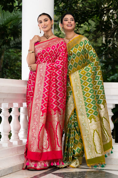 Pakhna  semi Mashru saree