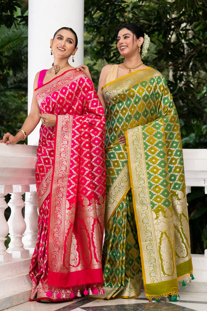 Pakhna  semi Mashru saree