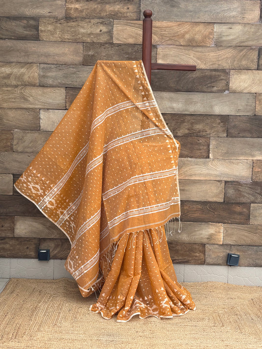 Slub Cotton Jamdani Saree