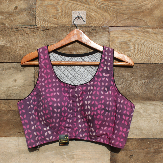 Purple   Ajrakh  SandonPatterned
