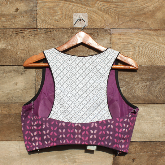 Purple   Ajrakh  SandonPatterned