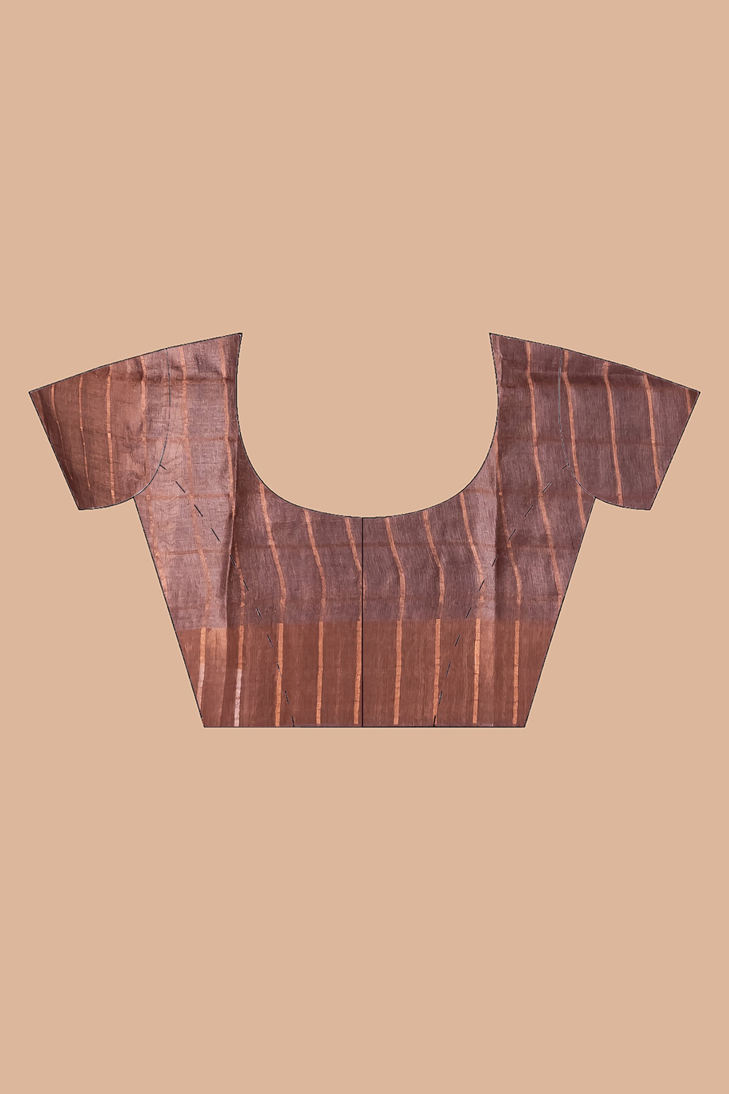 Pure tussar zari border printed saree