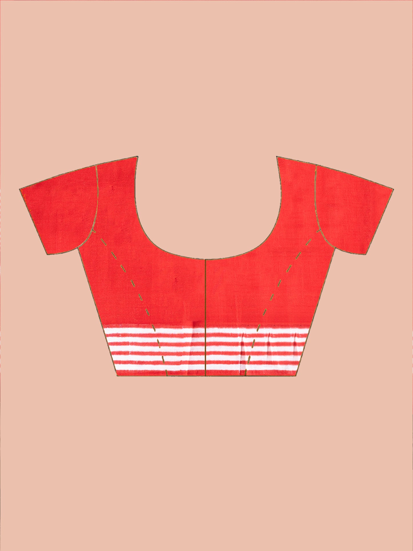 Lal-kalo Murshidabad Silk Saree