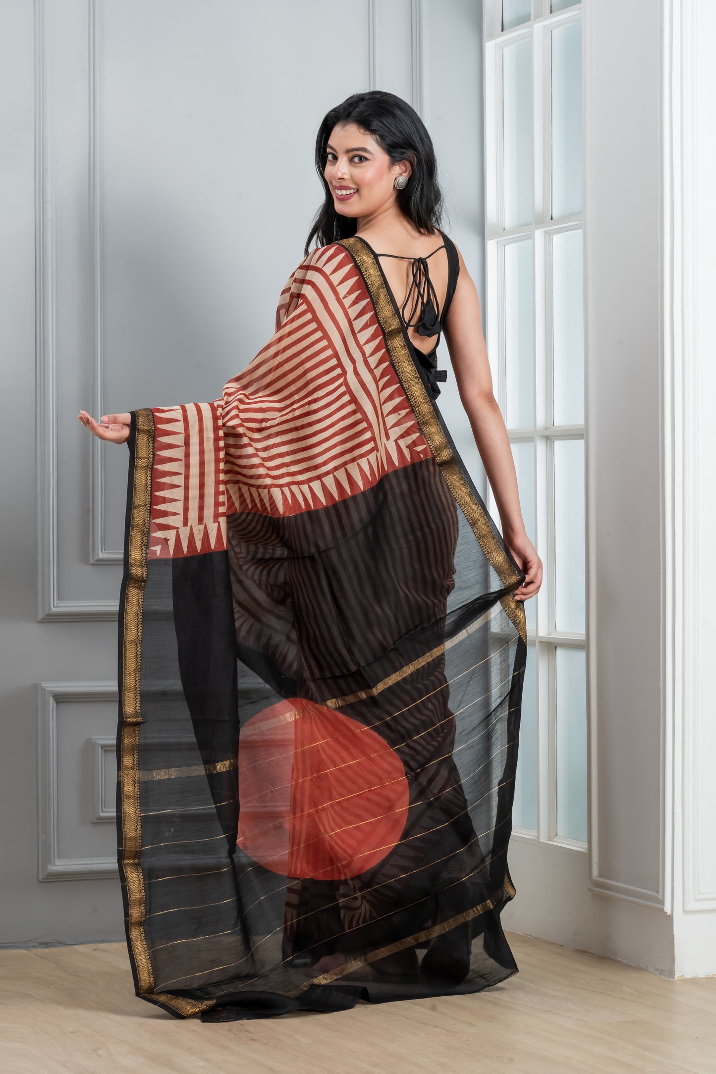 Maheshwari Silk Cotton Saree