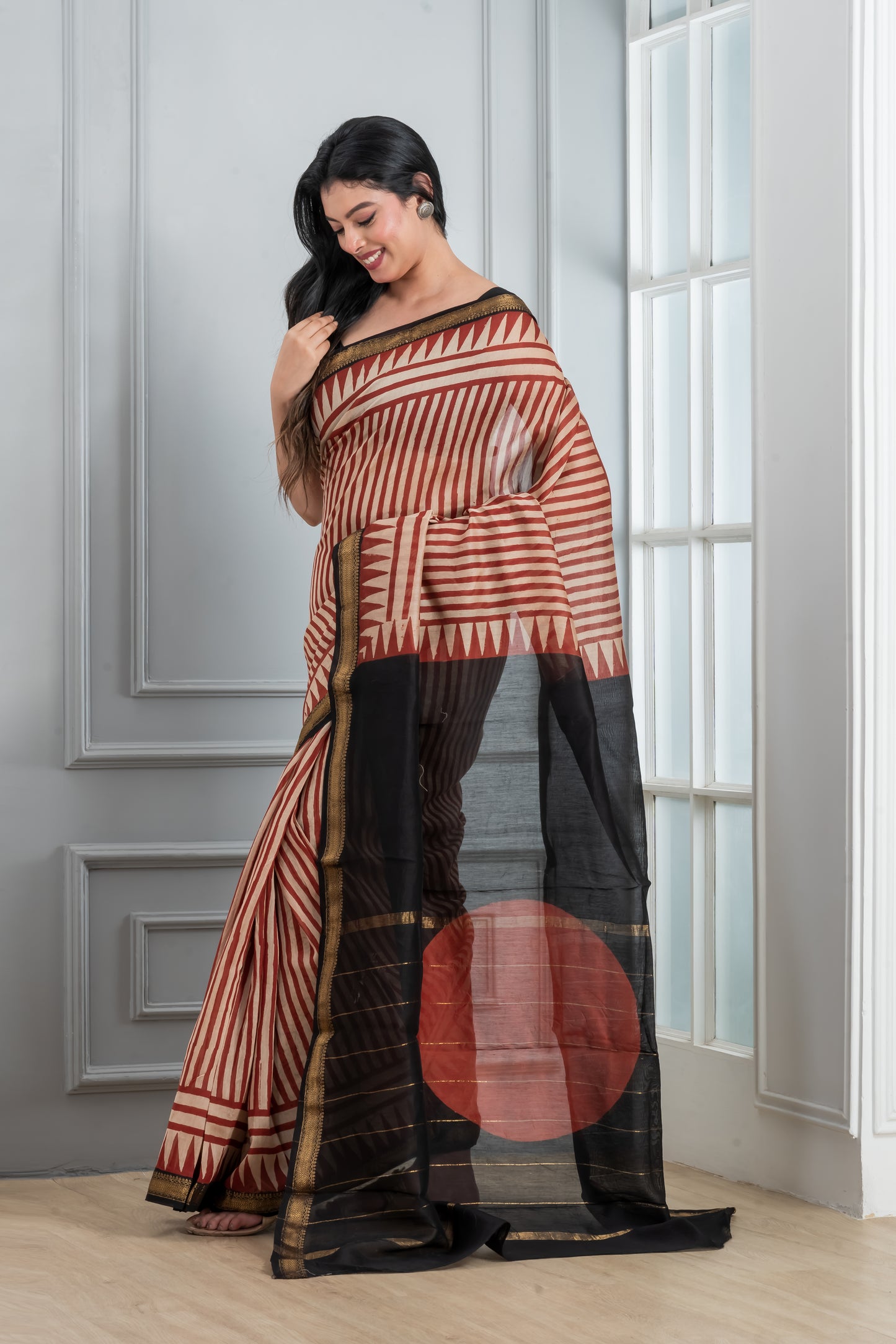 Maheshwari Silk Cotton Saree