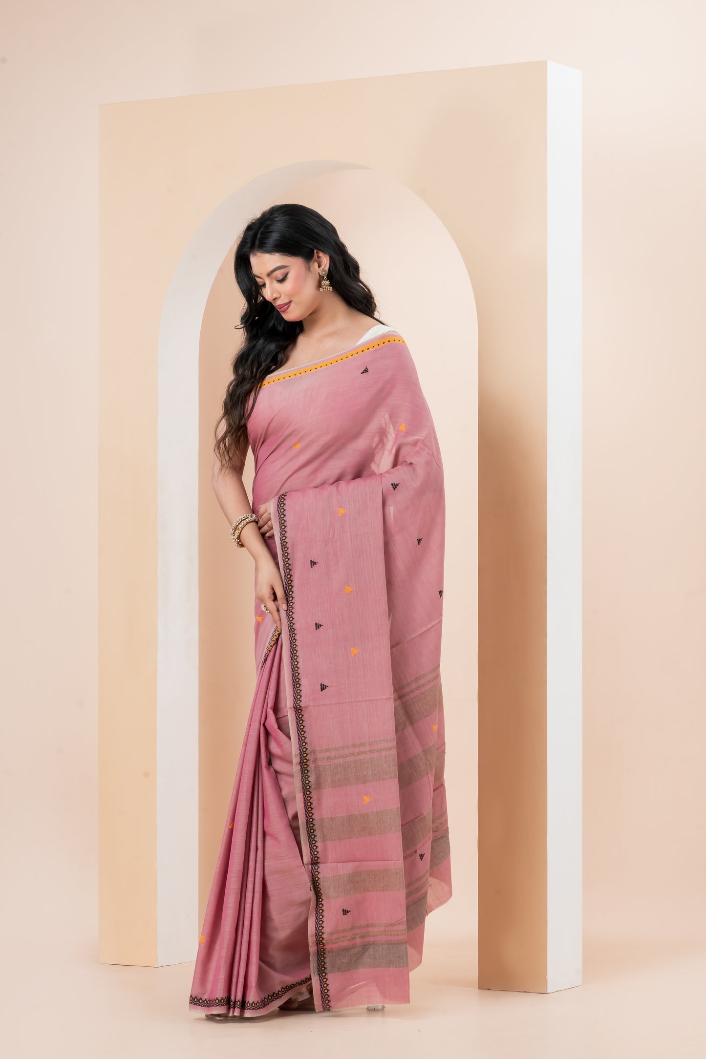 Pure Cotton Dhonekhali saree