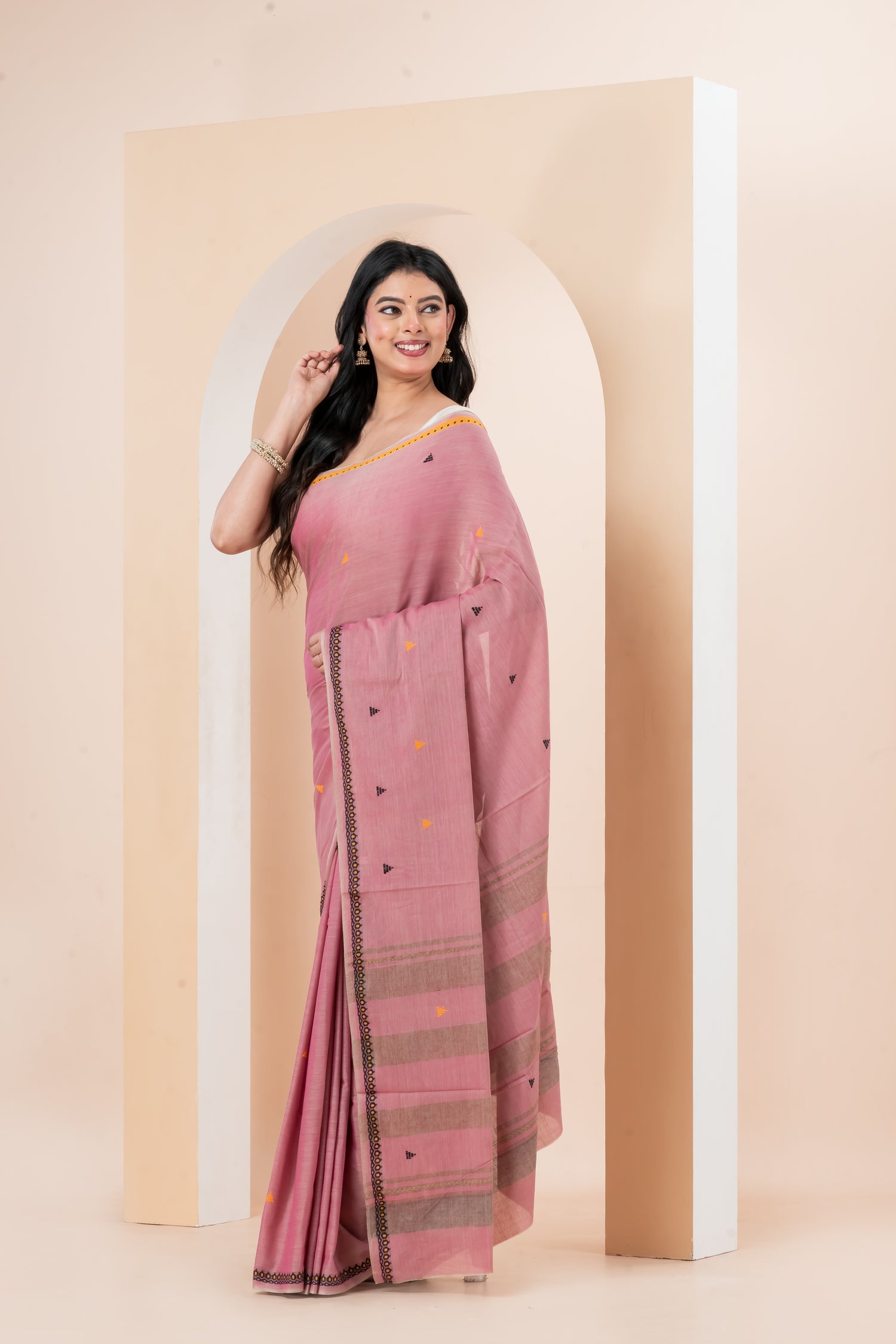 Pure Cotton Dhonekhali saree