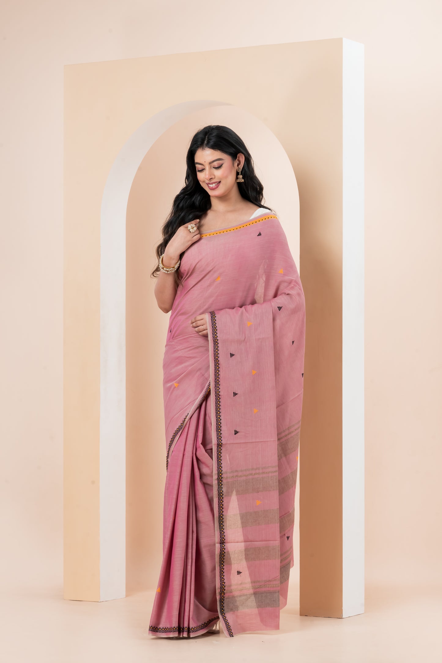 Pure Cotton Dhonekhali saree