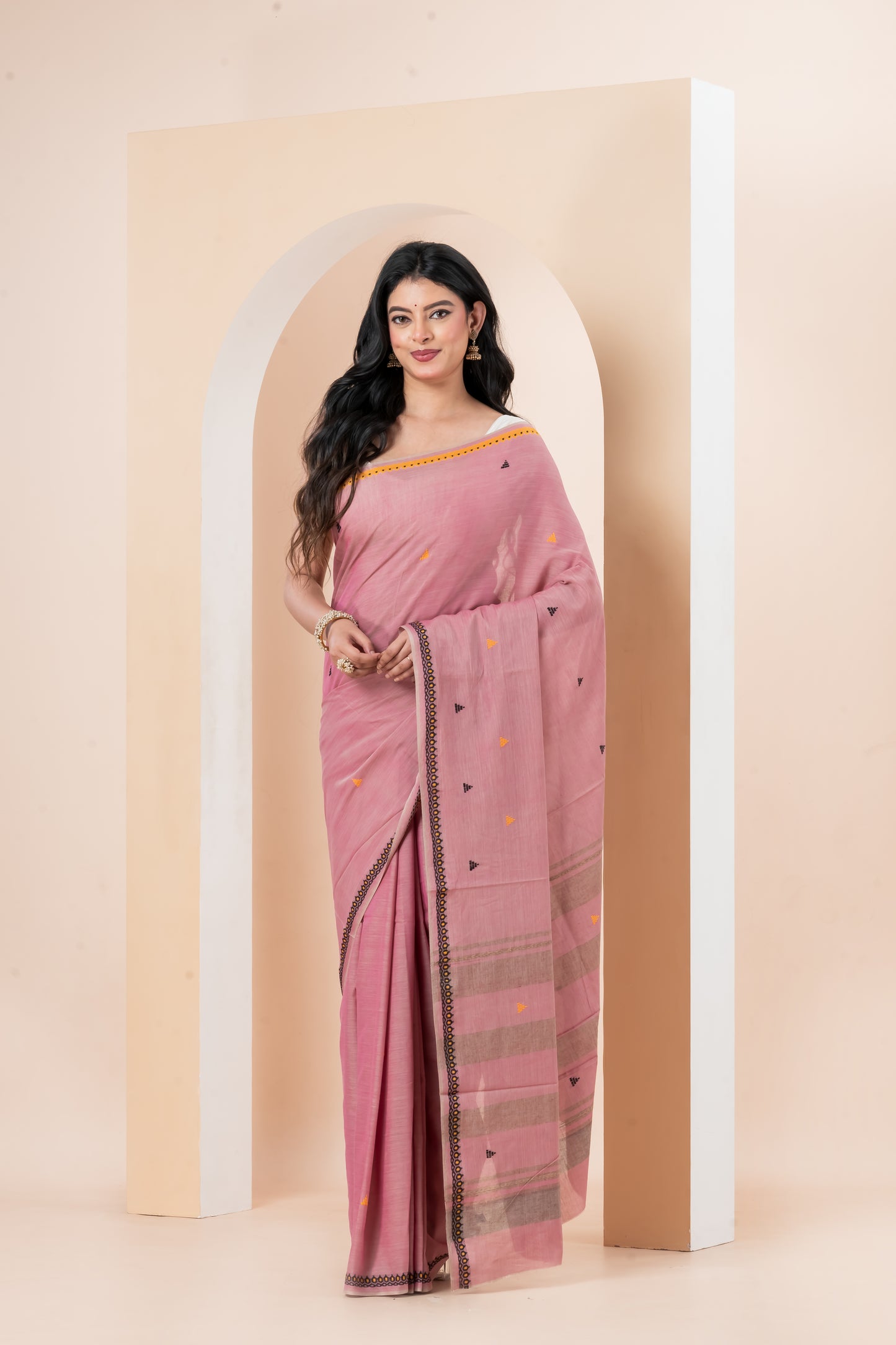 Pure Cotton Dhonekhali saree