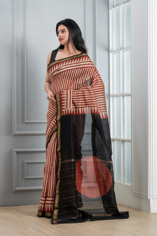 Maheshwari Silk Cotton Saree