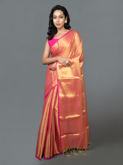Tissue Cotton Tissue Saree