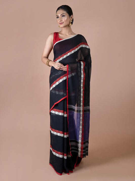 Black Dhonekhali Saree
