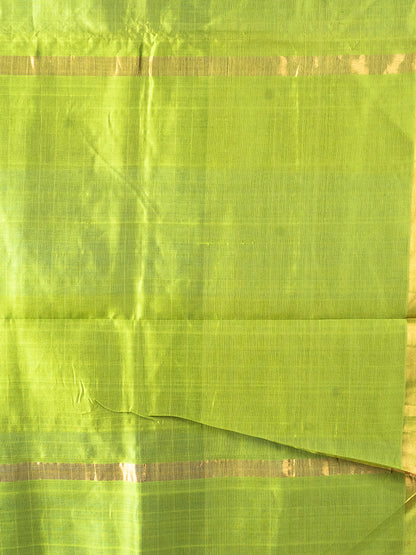 Green & Blue Kanchi Silk Cotton Saree