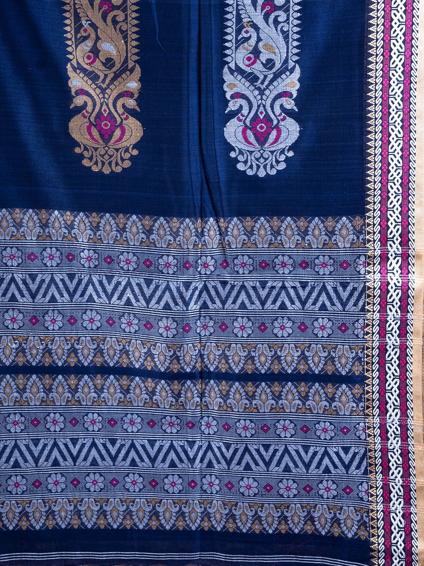 Midnight Dream Mercerised Cotton Saree