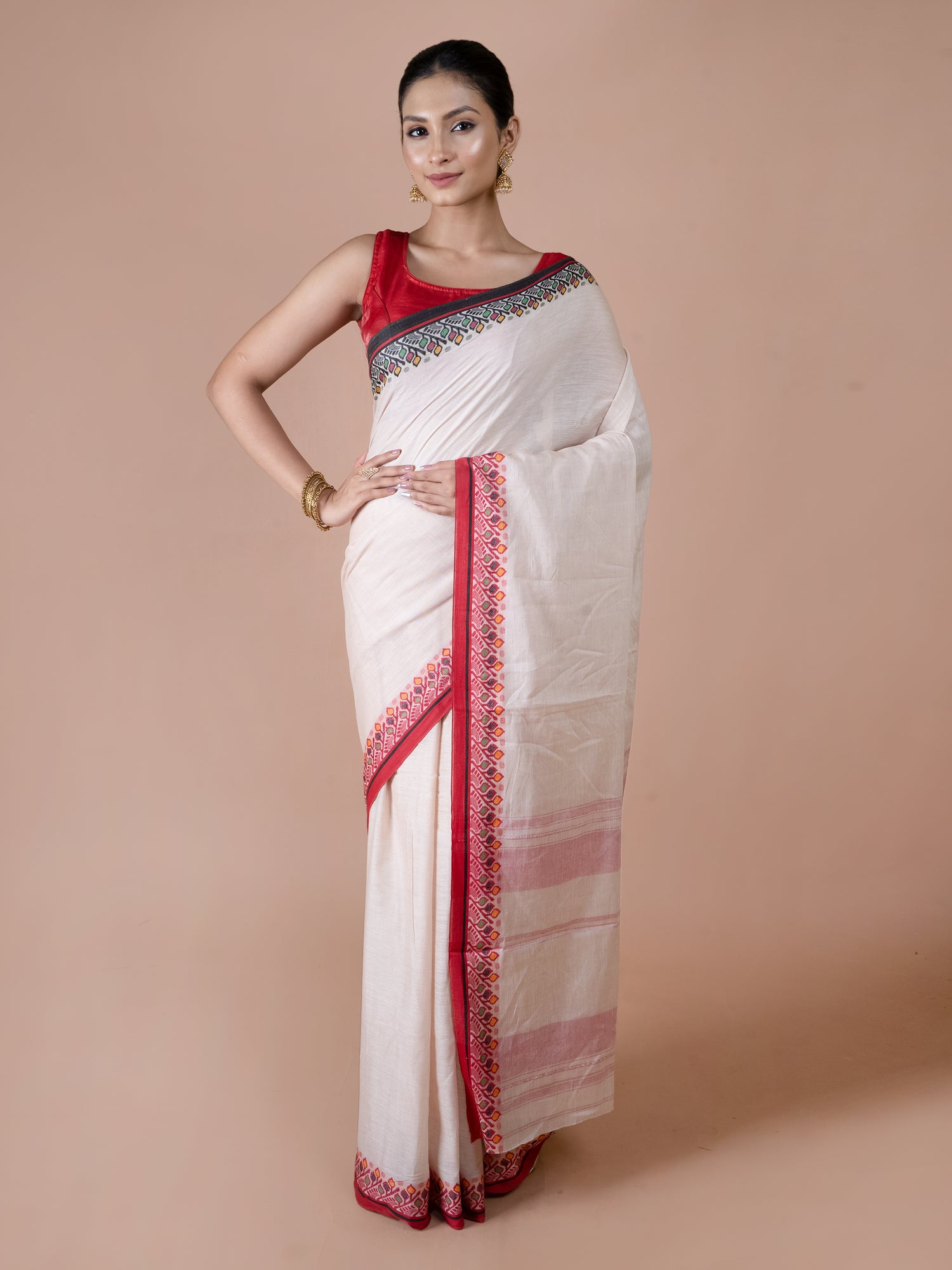 Shubhra(2 ) Dhanekhali Saree
