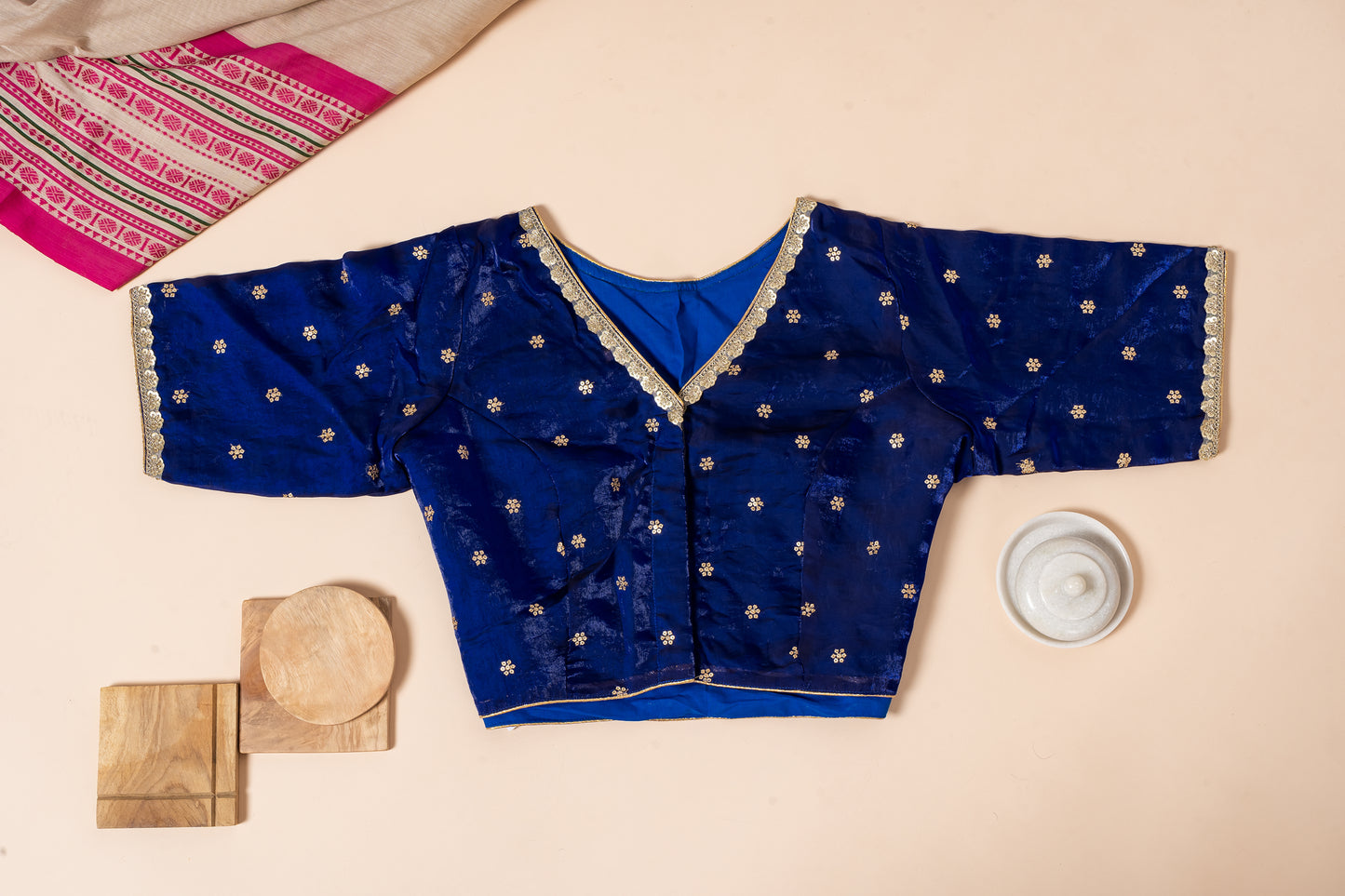 Pakhna  blue party wear blouse