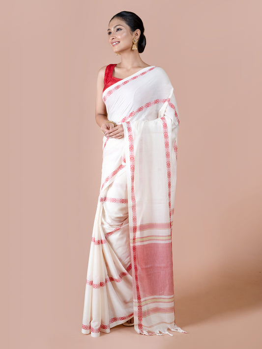 Bisuddha Dhonekhali Cotton Saree