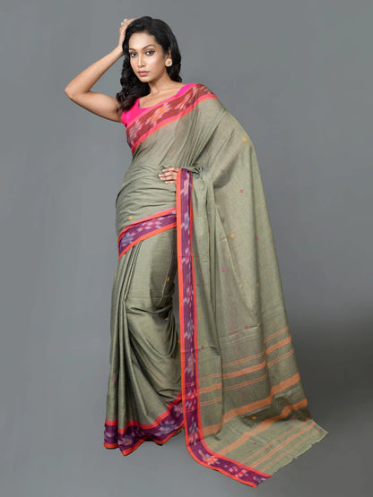 Light Green Dhanekhali Saree