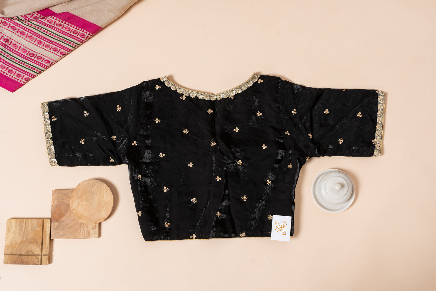 Pakhna Black party wear saree